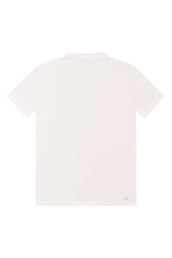 Lacoste - Men - Logo Block Tee - White