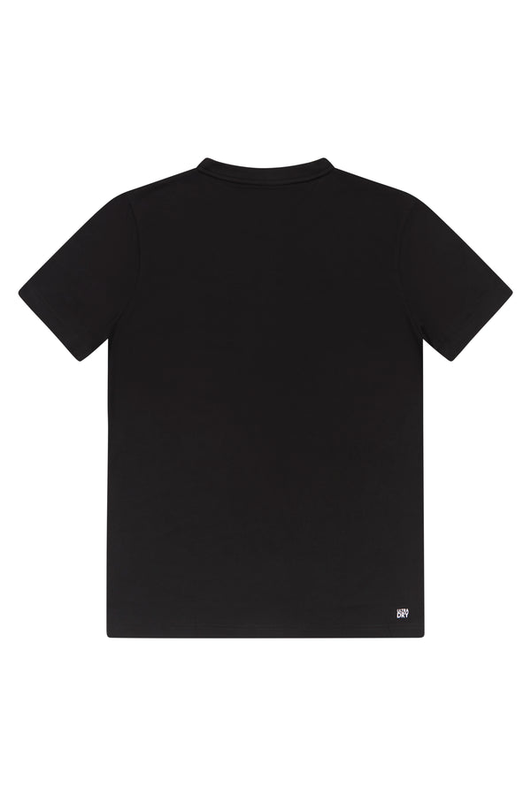 Lacoste - Men - Logo Block Tee - Black