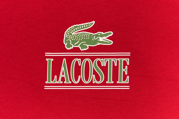 Lacoste - Men - Logo Block Tee - Red