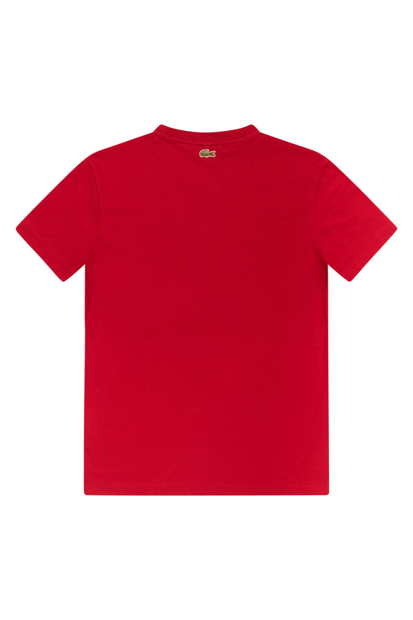 Lacoste - Men - Logo Block Tee - Red