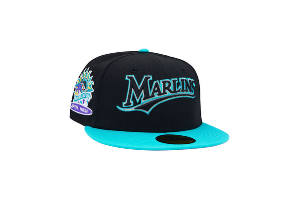 NEW ERA - Accessories - Florida Marlins Spring Training Fitted - Black/Teal