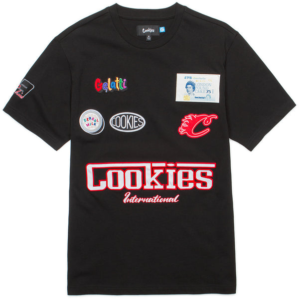 Cookies - Men - Enzo Cotton Jersey Knit Tee With Patches - Black