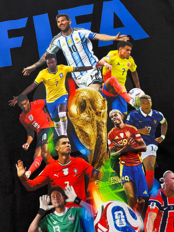 Nohble - Men - FIFA World Cup 2026 Big Art Tee - By Nover - Black
