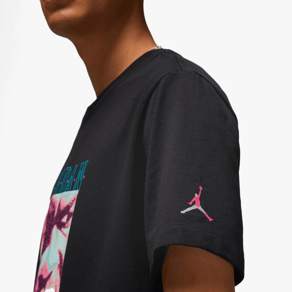 Jordan - Men - Graffic 2 Tee - Black/Polarized Blue