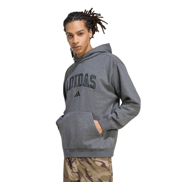 adidas - Men - Seasonal Essentials Camo Hoodie - Grey