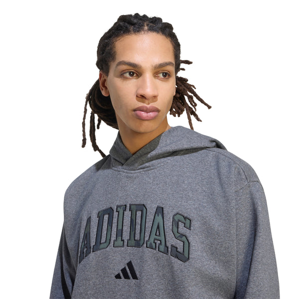 adidas - Men - Seasonal Essentials Camo Hoodie - Grey