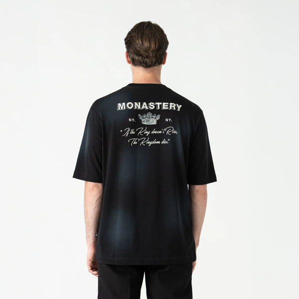 MONASTERY - Men - Loan T-Shirt Oversized  - Black