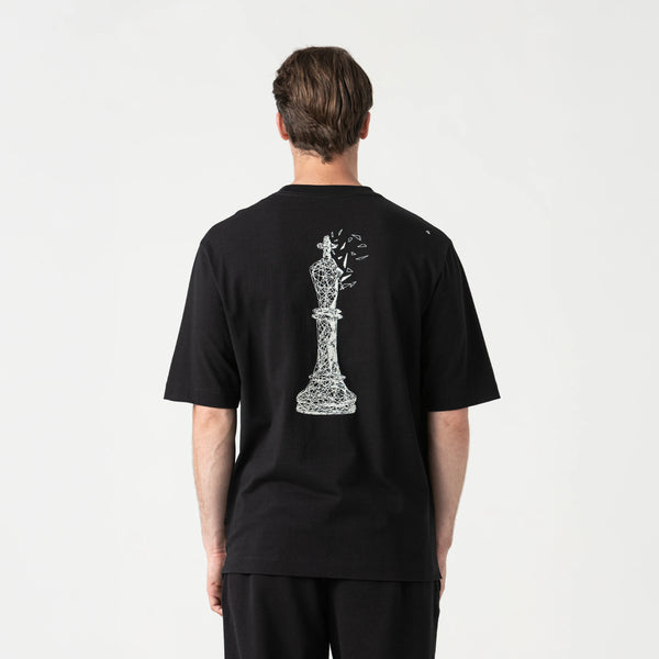 MONASTERY - Men - Carlier T-Shirt Oversized - Black
