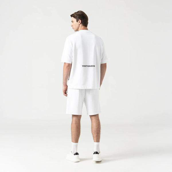 MONASTERY - Men - Witton T-Shirt Oversized  - White