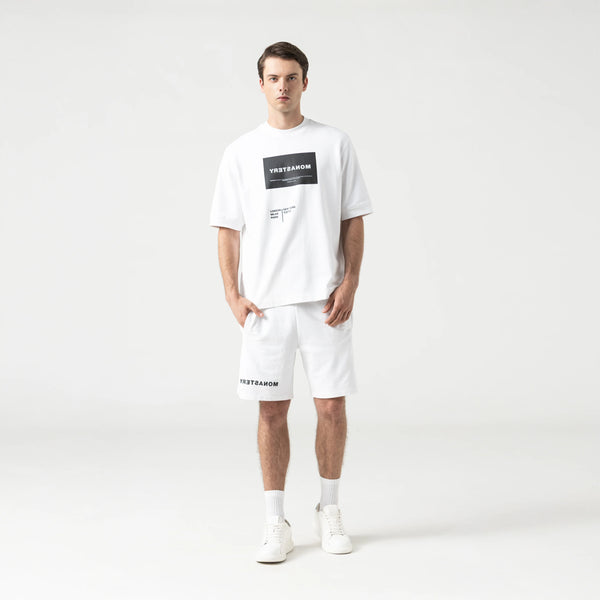 MONASTERY - Men - Witton T-Shirt Oversized  - White