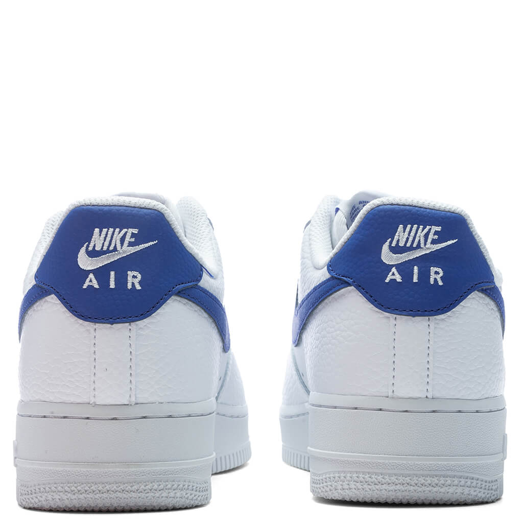 Nike Men Air Force '07 White/Game Royal/Pure Platinum – Nohble