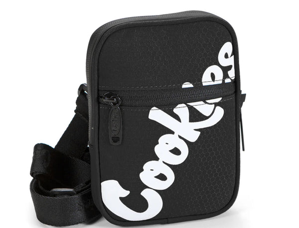 Cookies - Accessories - Layers Smell Proof Honeycomb Nylon Shoulder Bag - Black