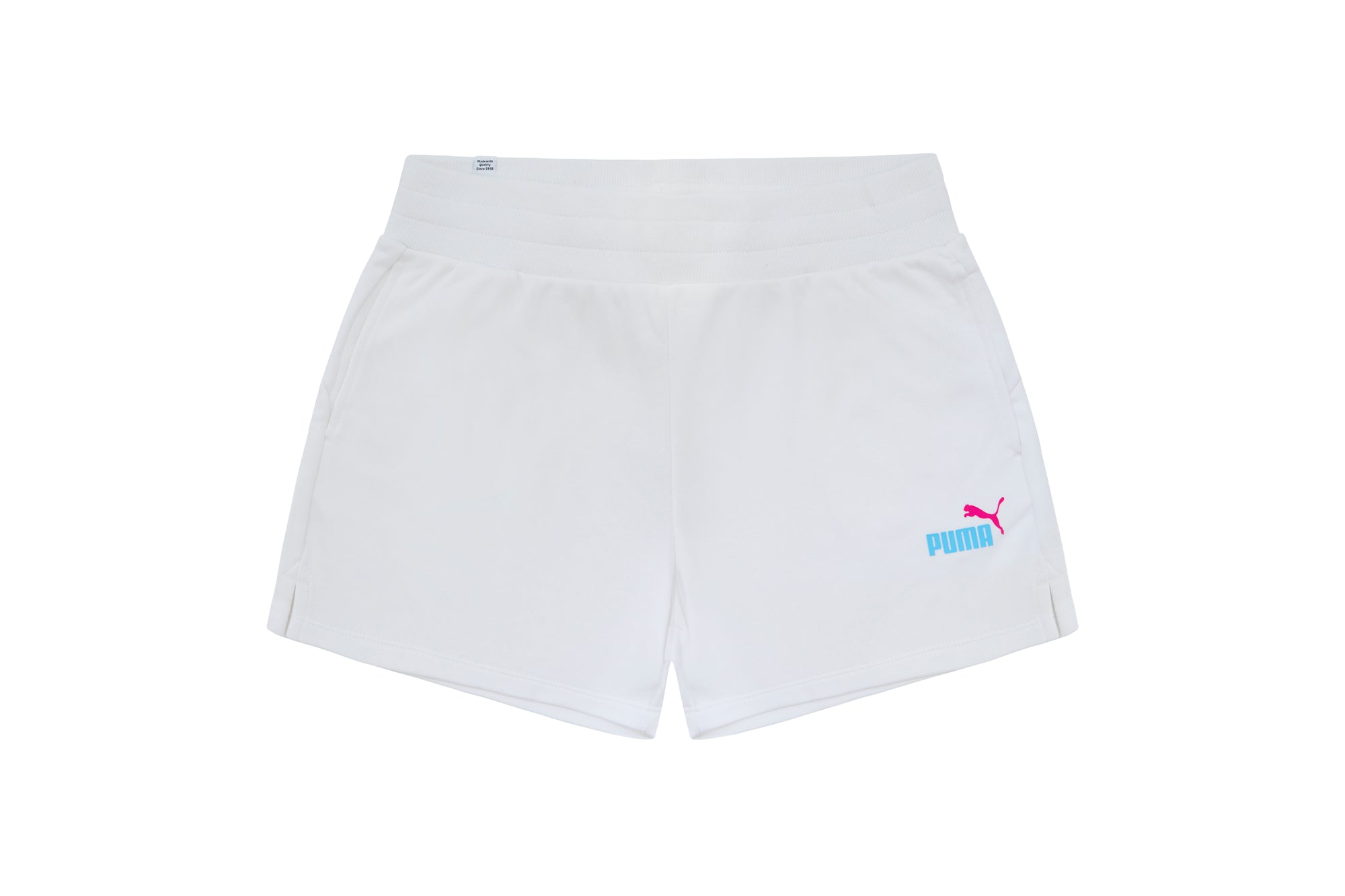 puma shorts womens white