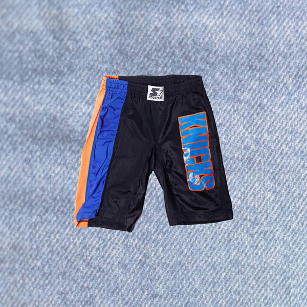 Vintage - Boys - Starter Boys NY Knicks Bike Short - Black/Blue/Orange