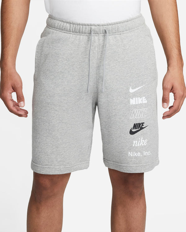 Nike - Men - Club+ Futura Muilti-Logo Shorts - Dk Grey Heather