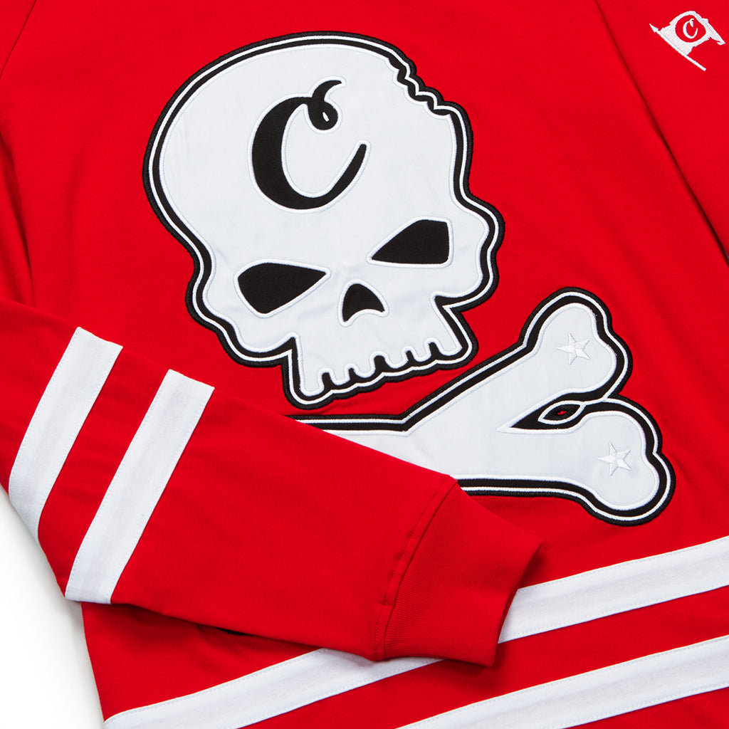 Cookies Men Crusaders LS Knit Hockey Jersey Red