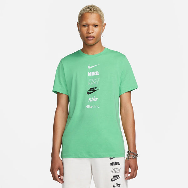 Nike - Men - Club+ Multi-Logo Tee - Spring Green
