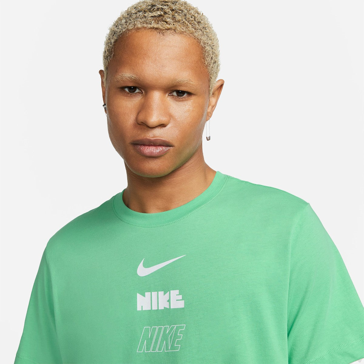 Nike Men - Club+ Multi-Logo Tee - Spring Green - Nohble