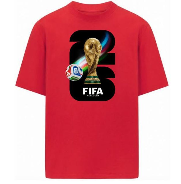 Nohble - Men - FIFA World Cup 2026 Logo Tee - By Nover - Red