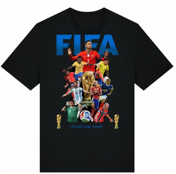 Nohble - Men - FIFA World Cup 2026 Big Art Tee - By Nover - Black