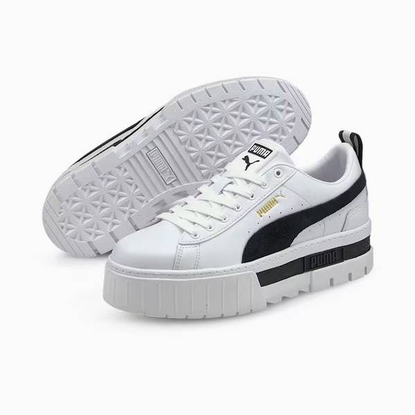 PUMA - Women - Mayze Leather - White/Black