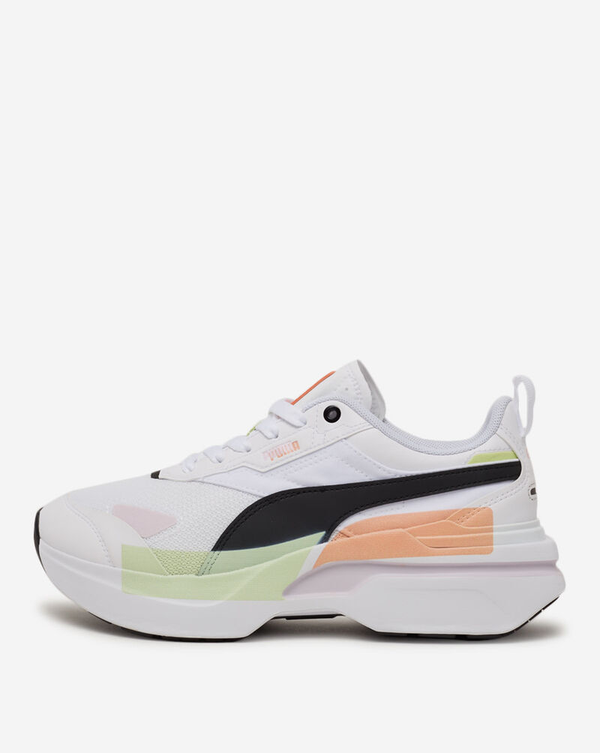 PUMA - Women - Mismatched Kosmo Rider - White/Lime/Orange