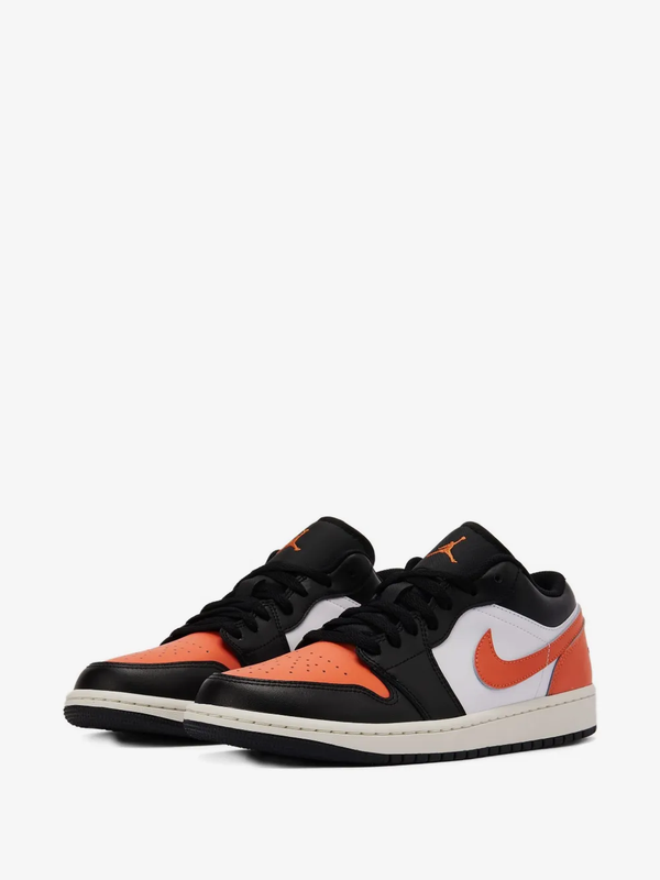 Jordan - Men - Air Jordan 1 Low - Black/Starfish/White/Sail