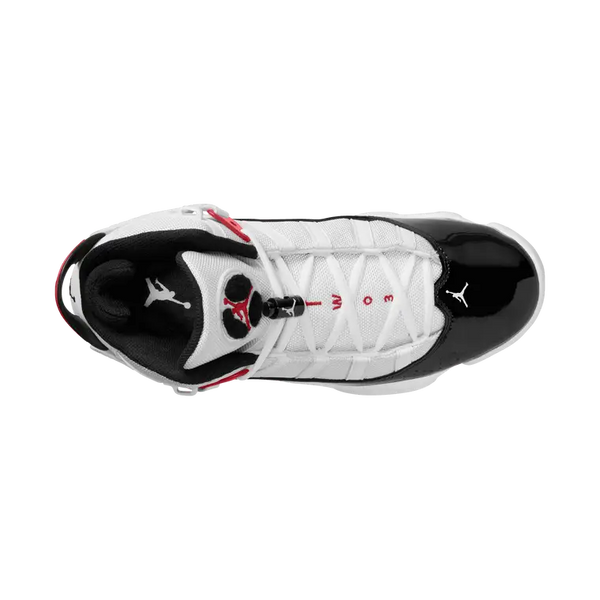 Jordan - Men - 6 Rings - White/Black/Varsity Red