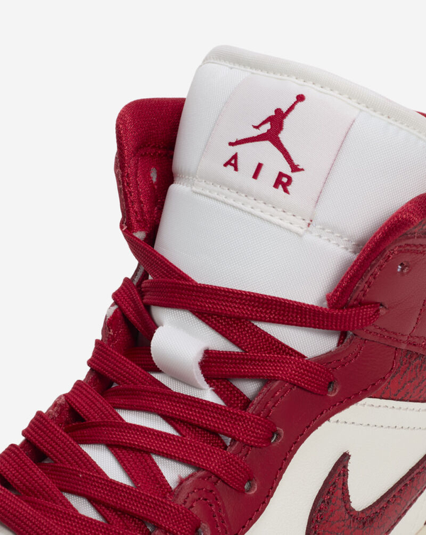 Jordan - Women - Air Jordan 1 Mid SE - Sail/Varsity Red/Team Red