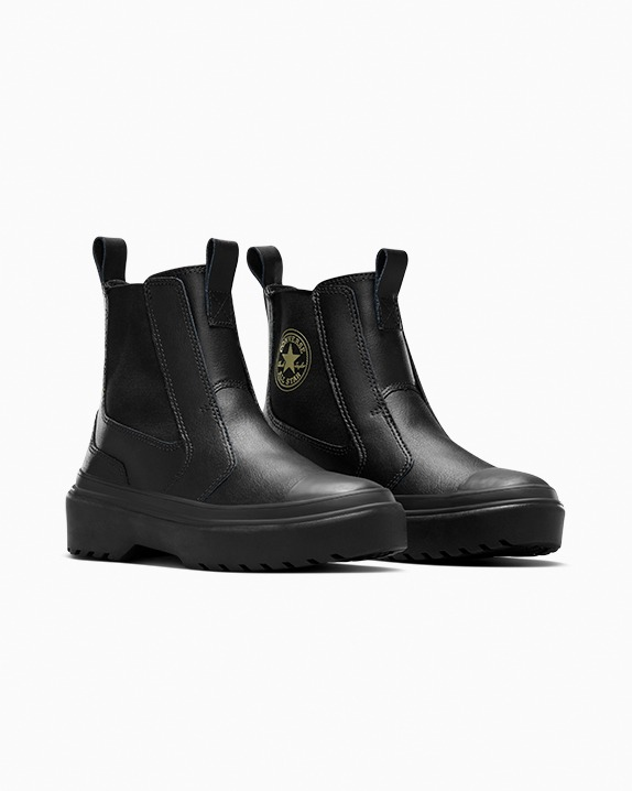 Converse - Girl - Chelsea Lugged Boot - Black Mono