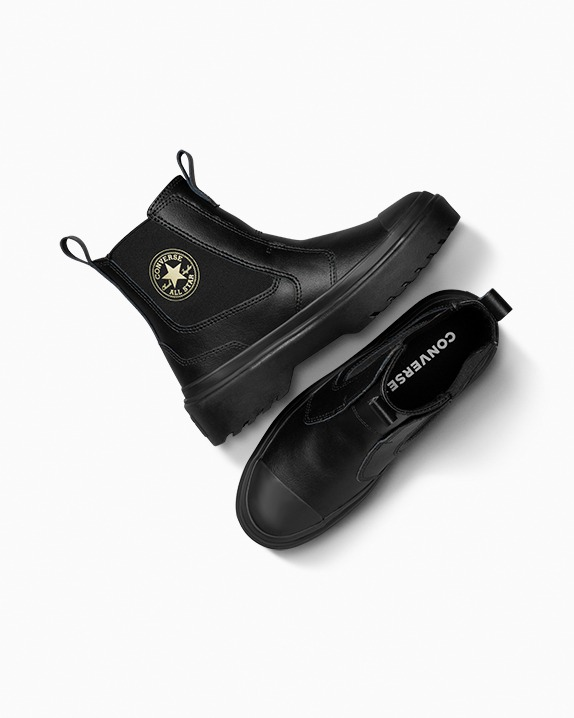 Converse - Girl - Chelsea Lugged Boot - Black Mono