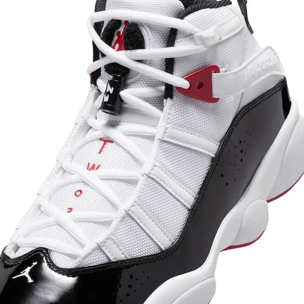 Jordan - Men - 6 Rings - White/Black/Varsity Red