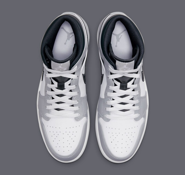 Jordan - Men - Air Jordan 1 Mid - Lt Smoke Grey/White/Anthracite