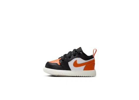 Jordan - Boy - TD Jordan 1 Low Alt - Black/Starfish/White/Sail