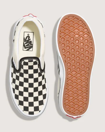 VANS - Boy - PS Slip-On - Black/Check