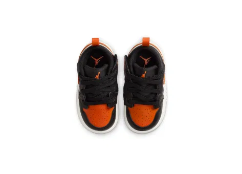 Jordan - Boy - TD Jordan 1 Low Alt - Black/Starfish/White/Sail