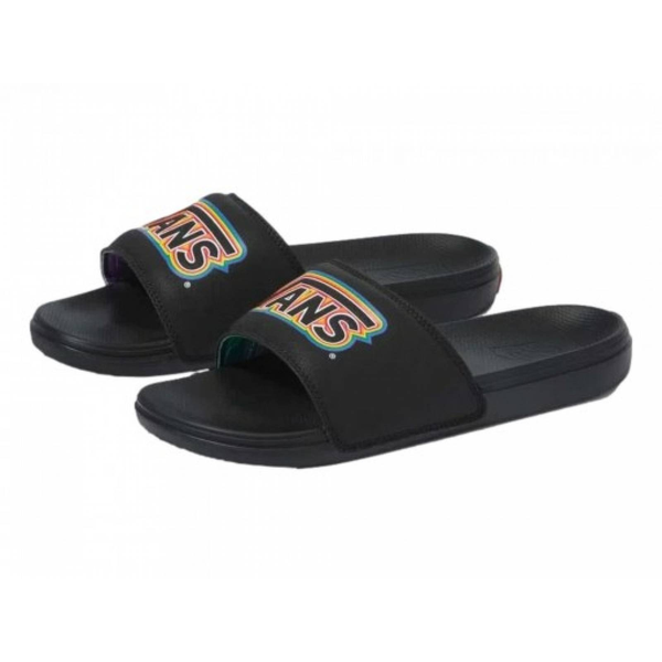 VANS - Men - Pride La Costa Slide - Black/Rainbow