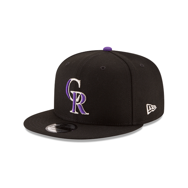 NEW ERA - Accessories - Basic Colorado Rockies Snapback - Black/Purple