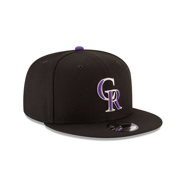 NEW ERA - Accessories - Basic Colorado Rockies Snapback - Black/Purple