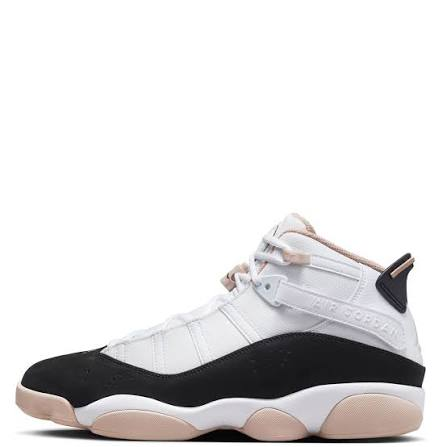 Jordan - Men - 6 Rings - White/Black/Fossil Stone