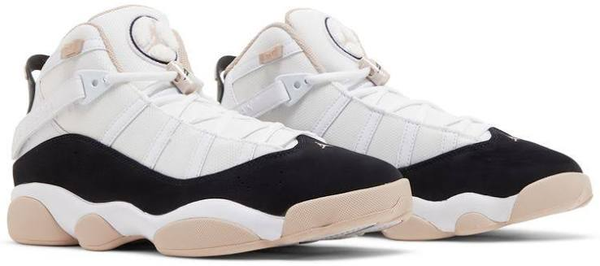 Jordan - Men - 6 Rings - White/Black/Fossil Stone