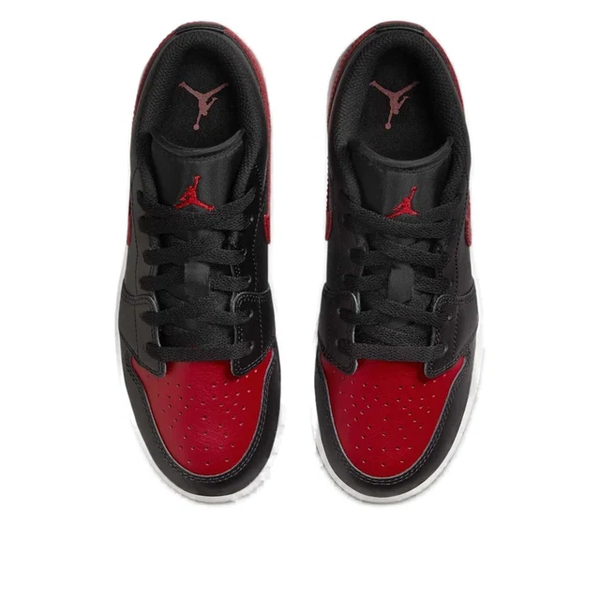 Jordan - Boy - GS Air Jordan 1 Low - Black/Varsity Red/Summit White
