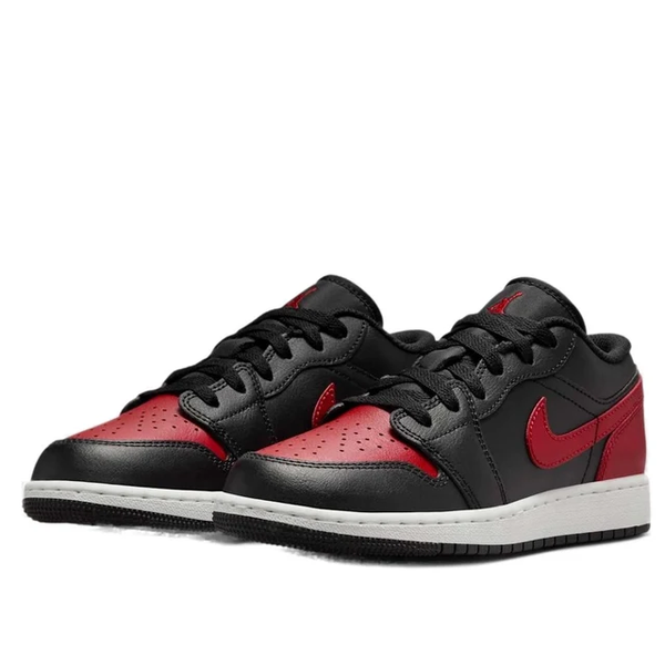 Jordan - Boy - GS Air Jordan 1 Low - Black/Varsity Red/Summit White