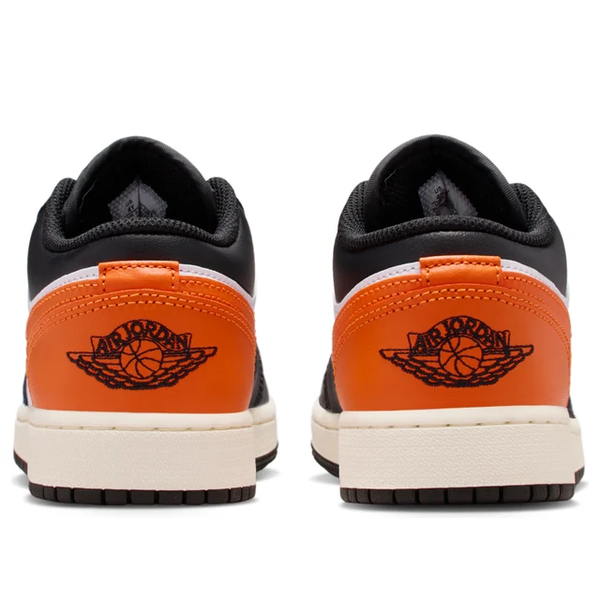 Jordan - Boy - GS Air Jordan 1 Low - Black/Starfish/White/Sail
