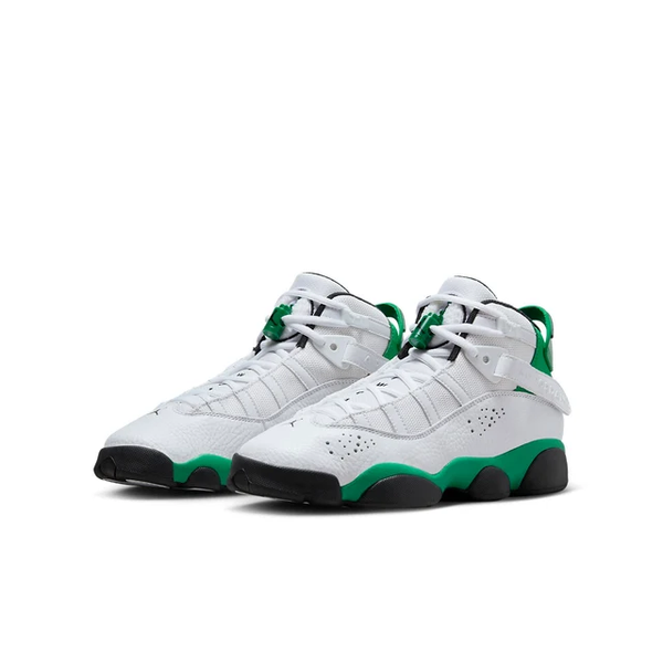 Jordan - Boy - GS 6 Rings - White/Green/Black