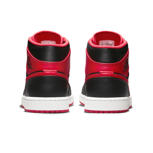 Jordan - Men - Air Jordan 1 Mid - Black/Fire Red/White