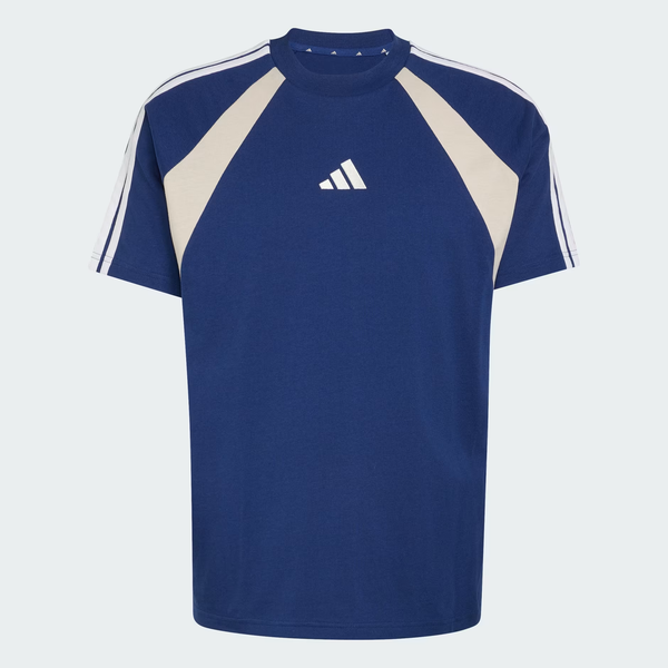 adidas - Men - Seasonal Essentials Colorblock T-Shirt - Dk Blue/White
