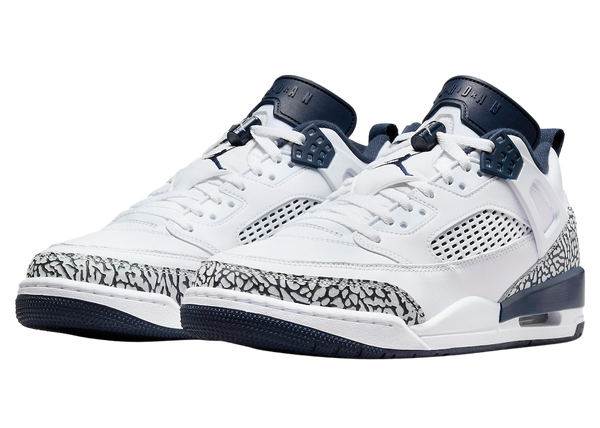 Jordan - Men - Spizike Low - White/Obsidian Platinum