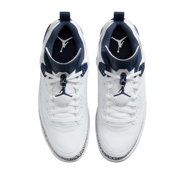 Jordan - Men - Spizike Low - White/Obsidian Platinum