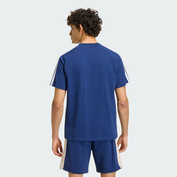adidas - Men - Seasonal Essentials Colorblock T-Shirt - Dk Blue/White